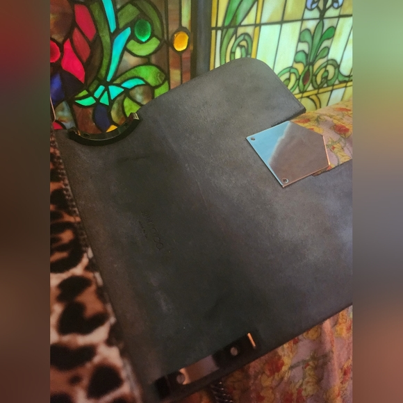 Jimmy Choo Lockett Petite Leopard Print Bag - Picture 8 of 9